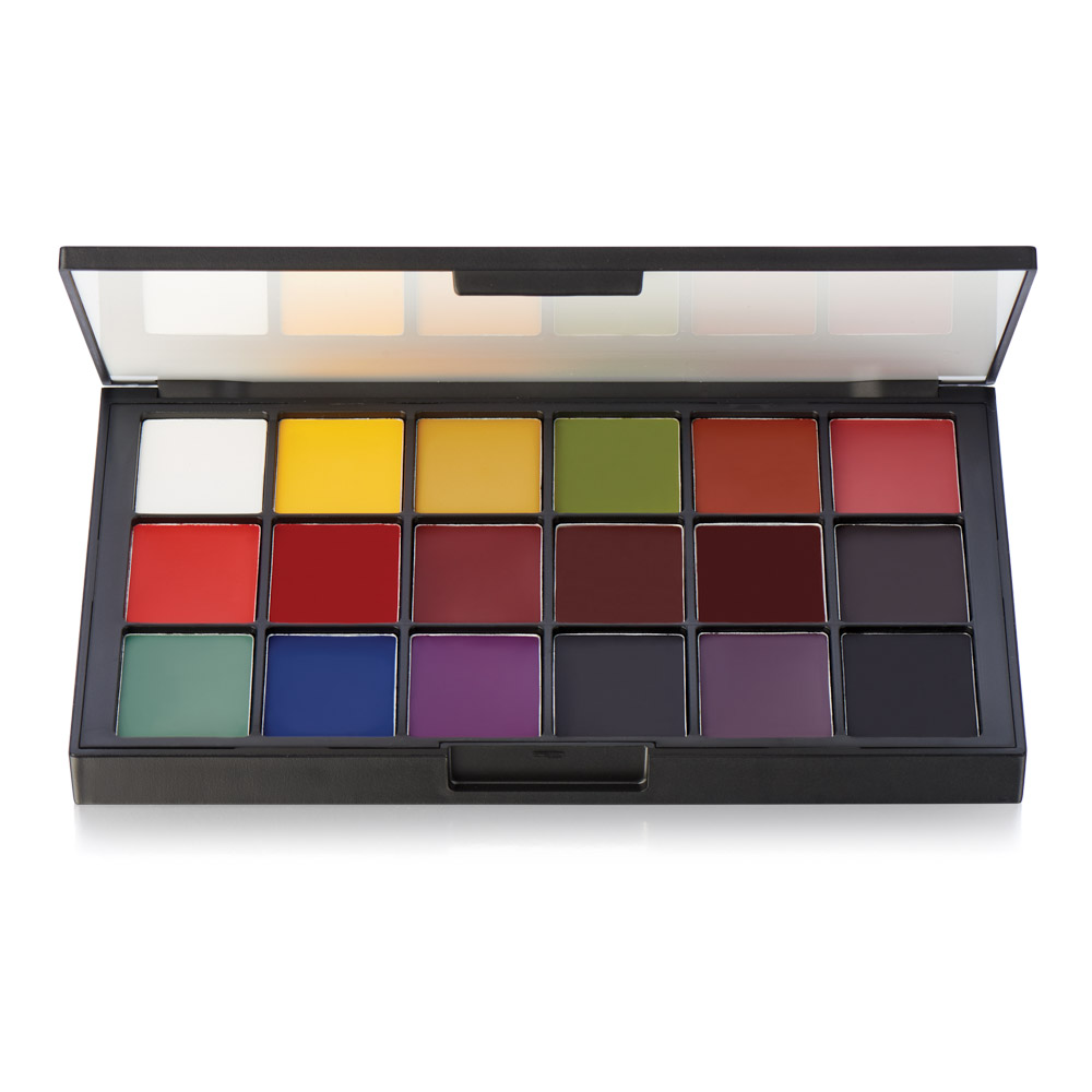 얼티메이트 FX 18색 크림 팔레트 멍, 상처 분장용 색상 포함 ULTIMATE FX Palette