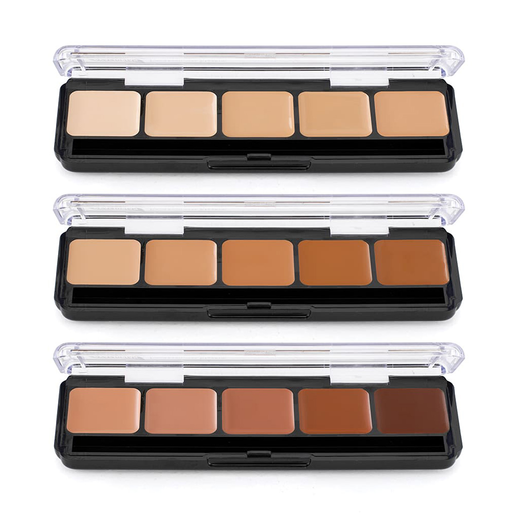 글래머 크림 울트라HD 파운데이션 5색 팔레트 Glamour Crème™ Ultra HD Professional Foundation 5color Palettes