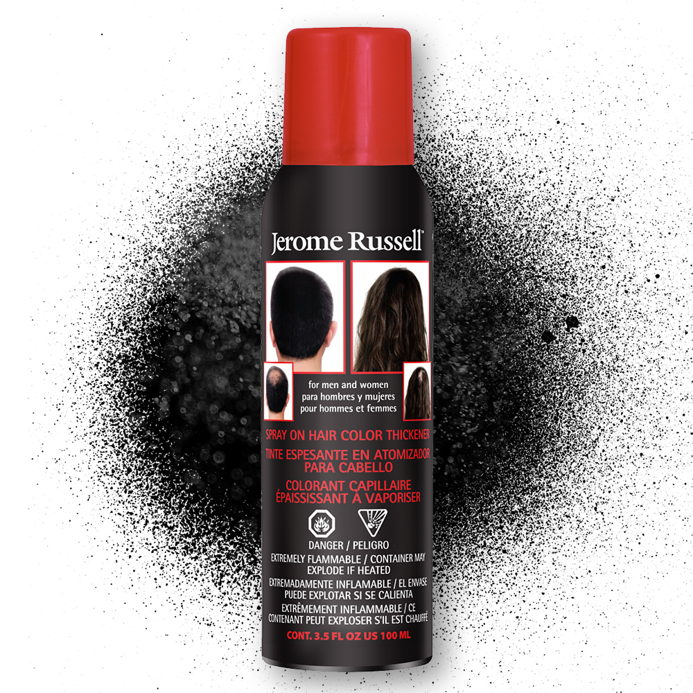 제롬러셀 스프레이 온 헤어 컬러 씨크너 100g  Jerome Russell Spray on hair color thickener