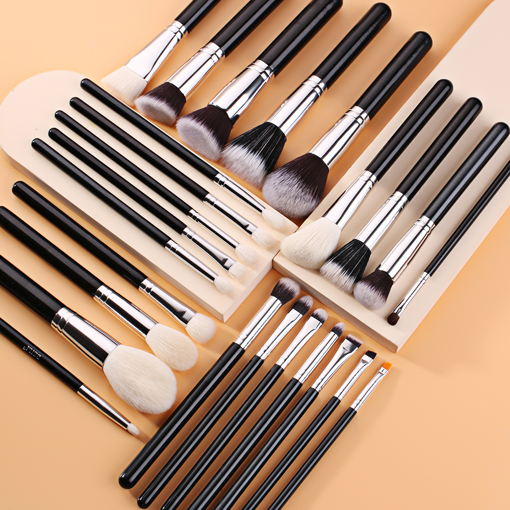 고급 메이크업 브러쉬 25세트 파우치포함 Professional Makeup Brush Set 25pcs (Black)