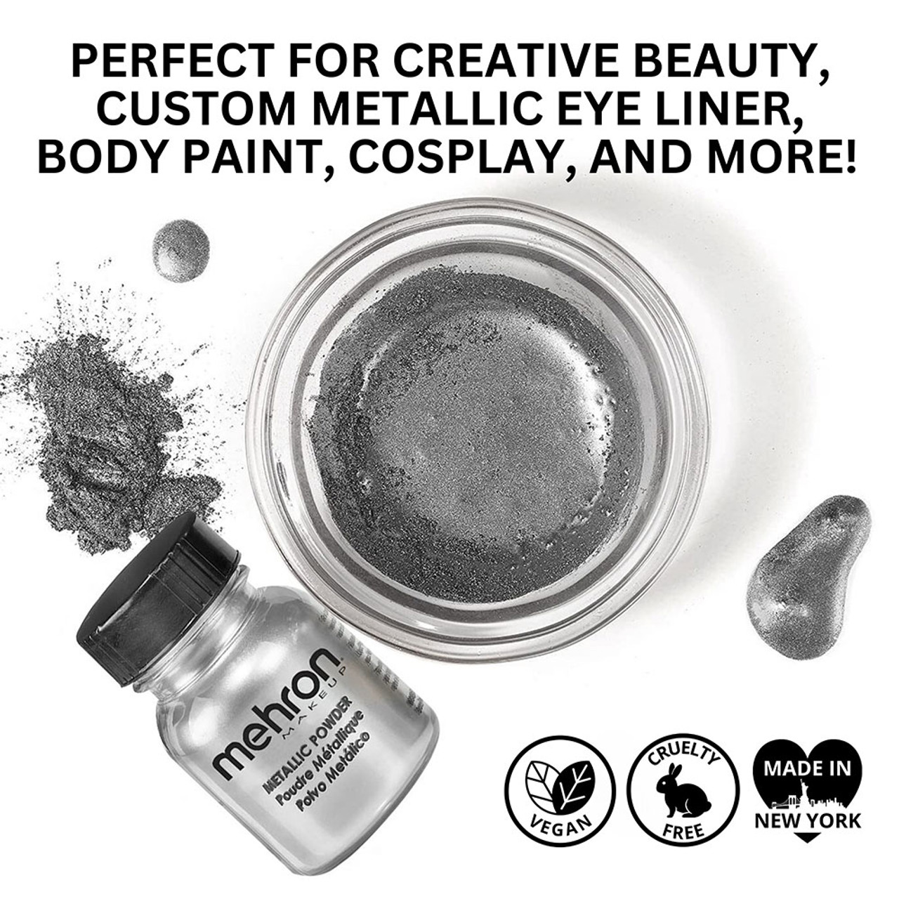 How to Apply Metallic Powder Alone or with a Mixing Liquid by Mehron 