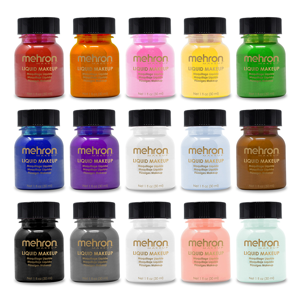MR 리퀴드 메이크업 액체형 페이스 바디페인팅 물감 1oz Liquid Makeup