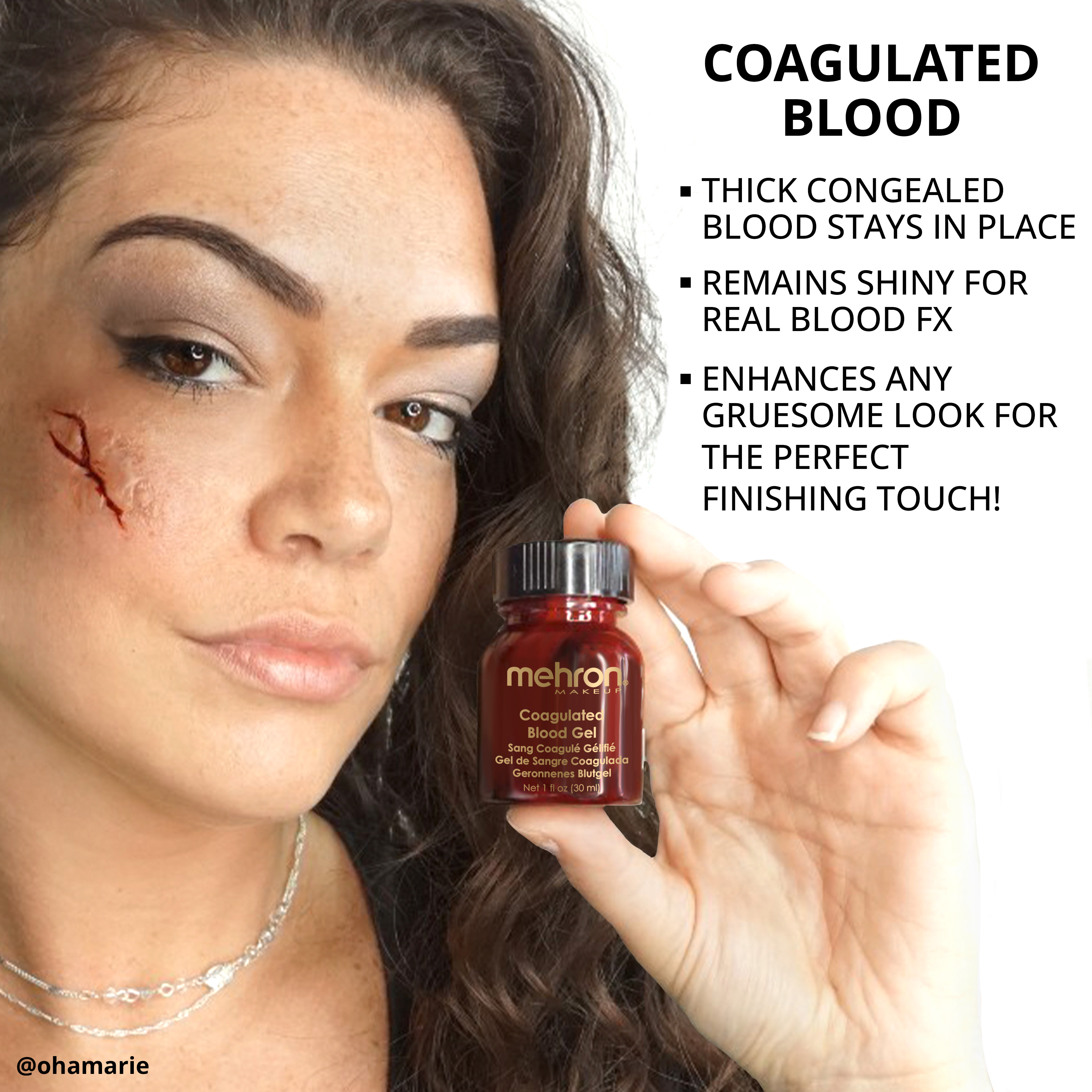MR 블러드 젤 점성있는 인조피 Coagulated Blood Gel