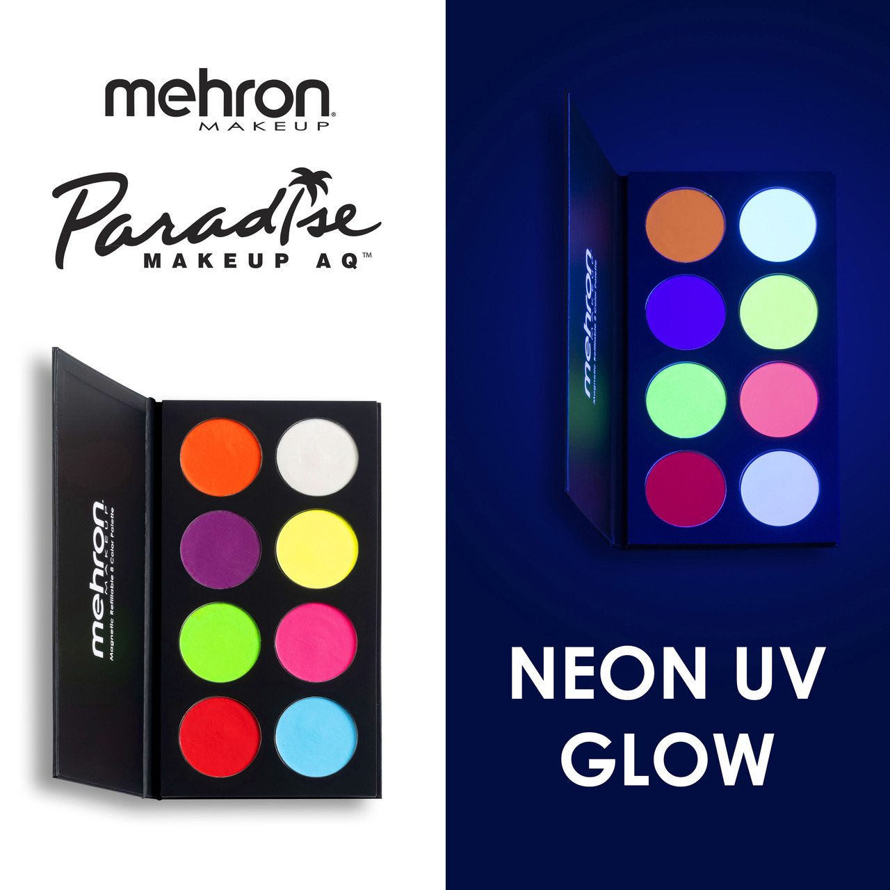 파라다이스 메이크업 아쿠아 네온 UV 글로우 팔레트 Paradise Makeup AQ&trade; Neon UV Glow palette