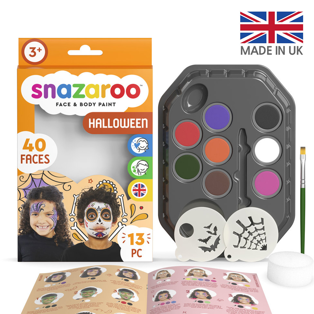 영국 스나자루 페이스페인팅 캐릭터 키트 - 할로윈 SNAZAROO FACE BODY PAINT KIT-HALLOWEEN