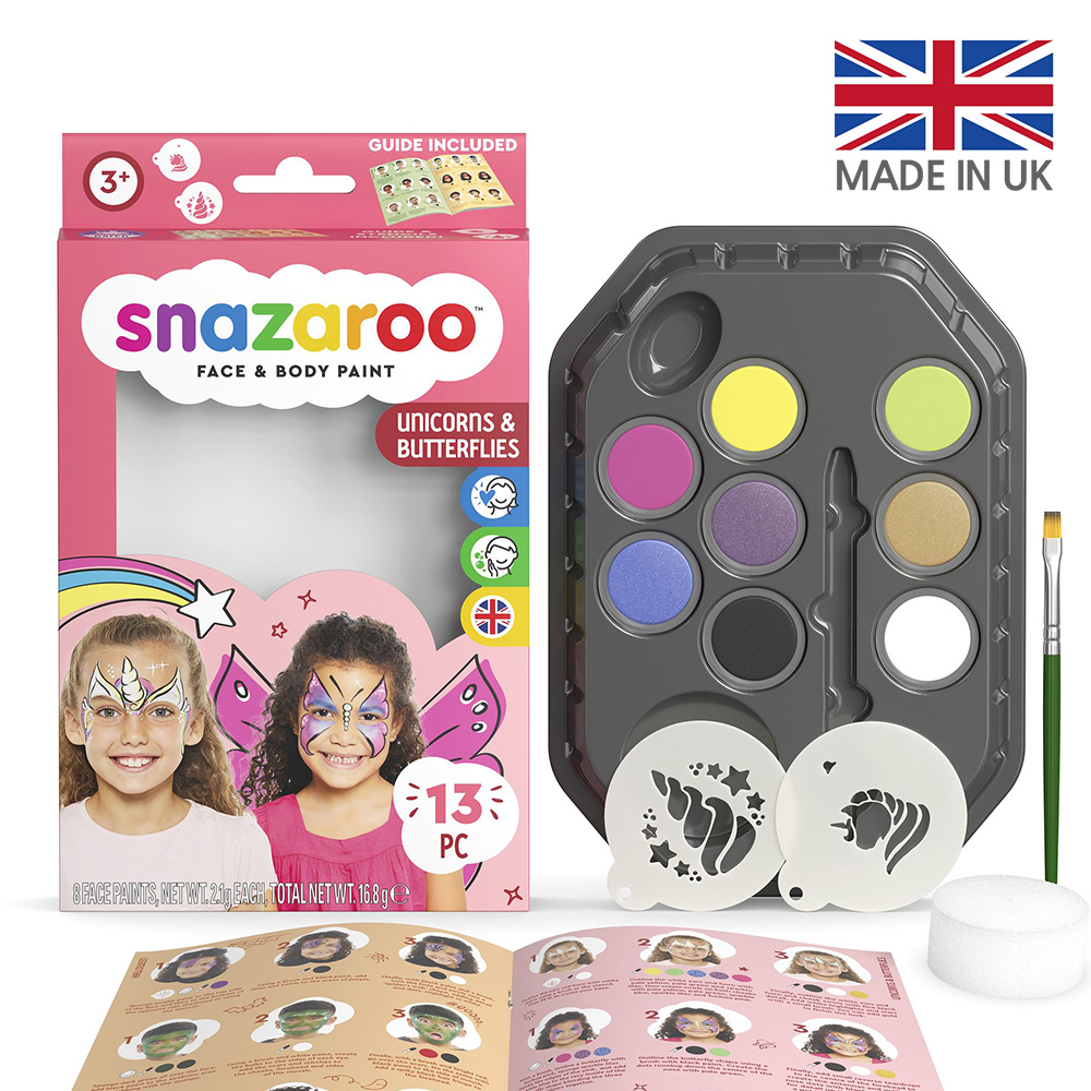 영국 스나자루 페이스페인팅 캐릭터 키트 - 유니콘 SNAZAROO FACE BODY PAINT KIT-UNICORN