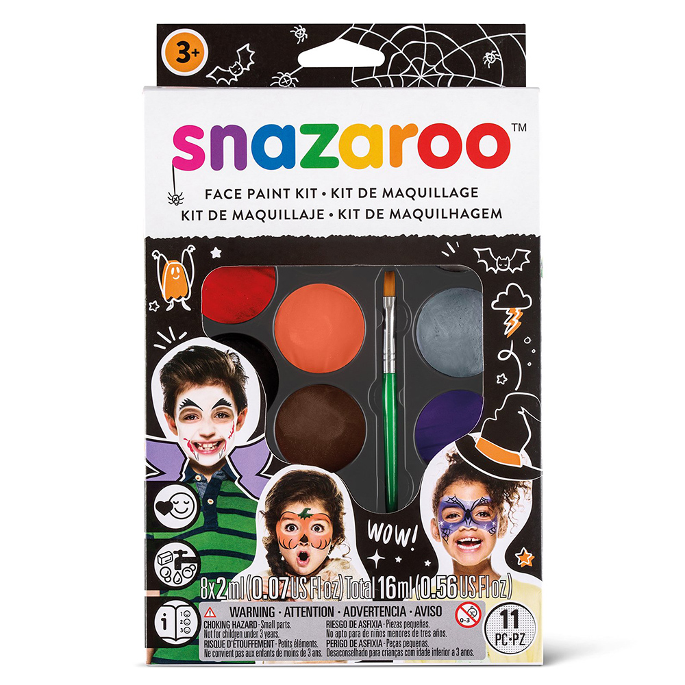 영국 스나자루 페이스 페인팅 할로윈 키트 8색 SNAZAROO FACE PAINT HALLOWEEN KIT