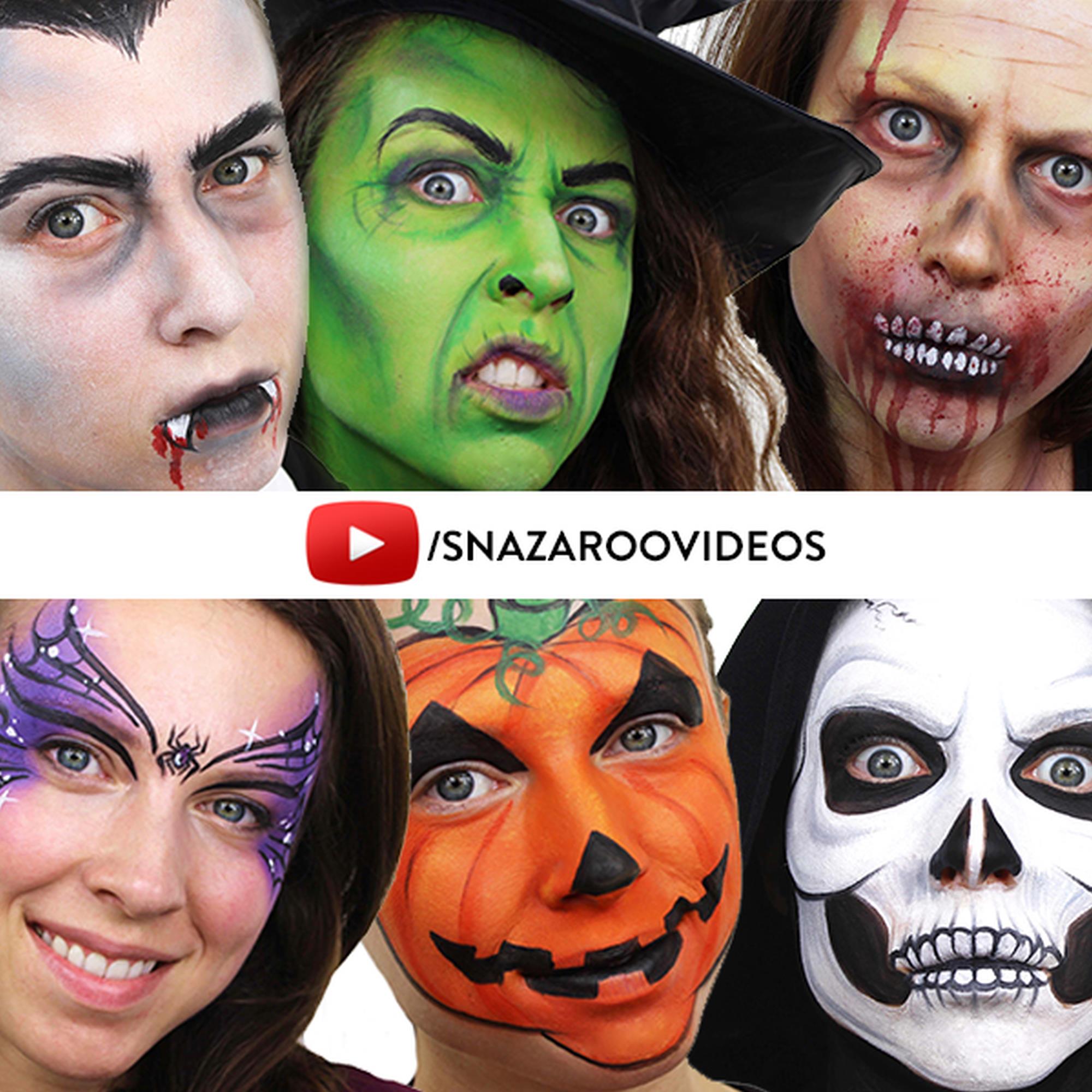 영국 스나자루 페이스 페인팅 할로윈 키트 8색 SNAZAROO FACE PAINT HALLOWEEN KIT