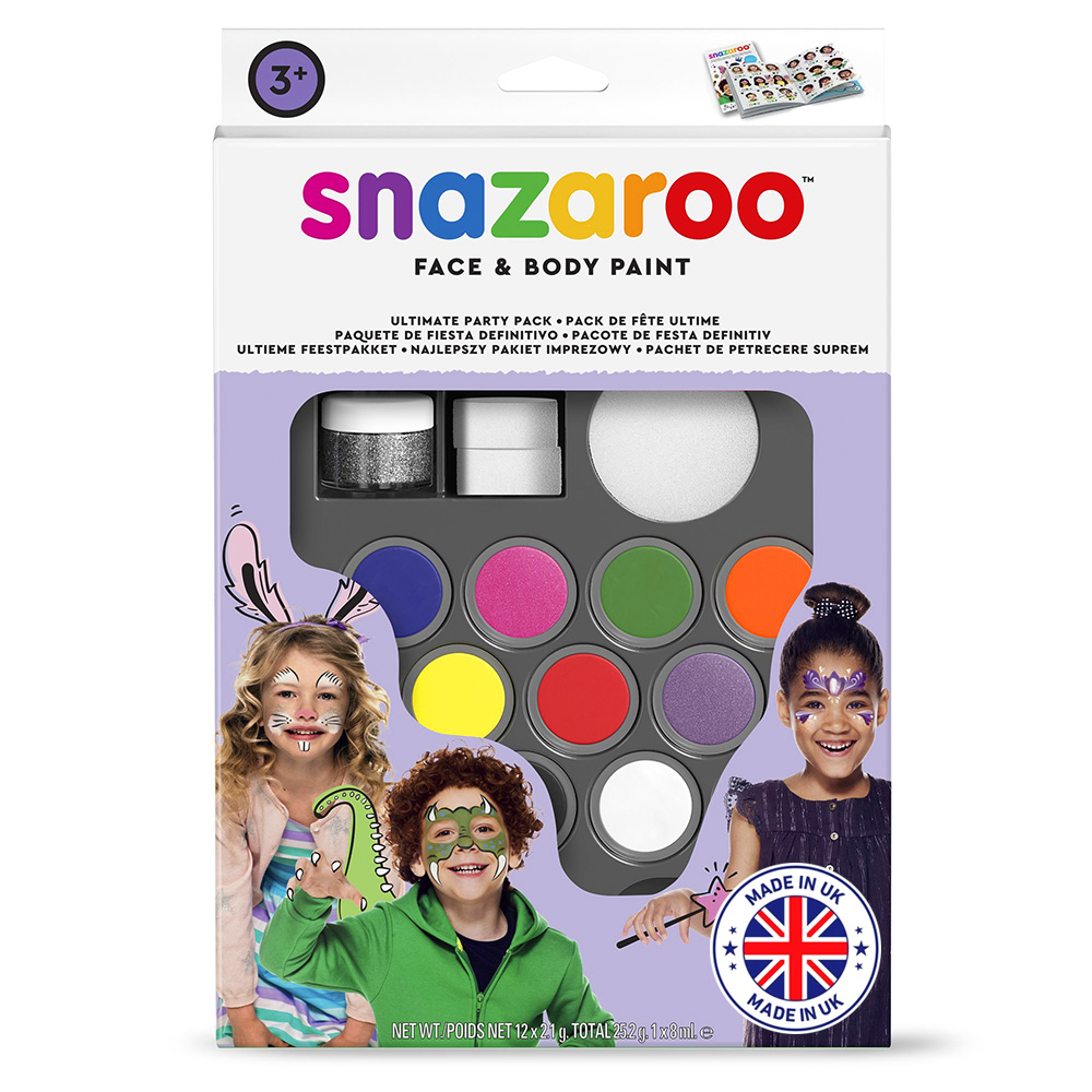 영국 스나자루 페이스 페인팅 파티세트 SNAZAROO FACE PAINT PARTY SET