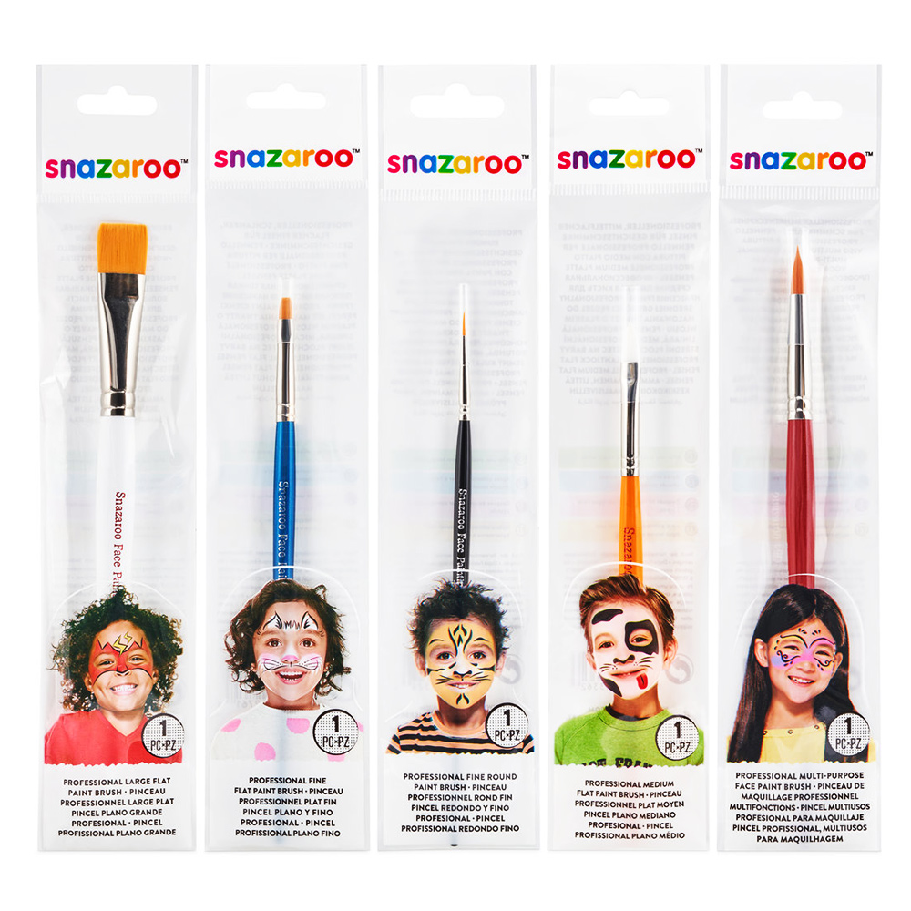 영국 스나자루 페이스페인팅용 브러쉬 모음