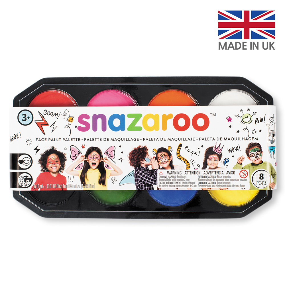영국 스나자루 페이스 &amp; 바디페인팅 팔레트 Snazaroo Face &amp; Body Painting Palette