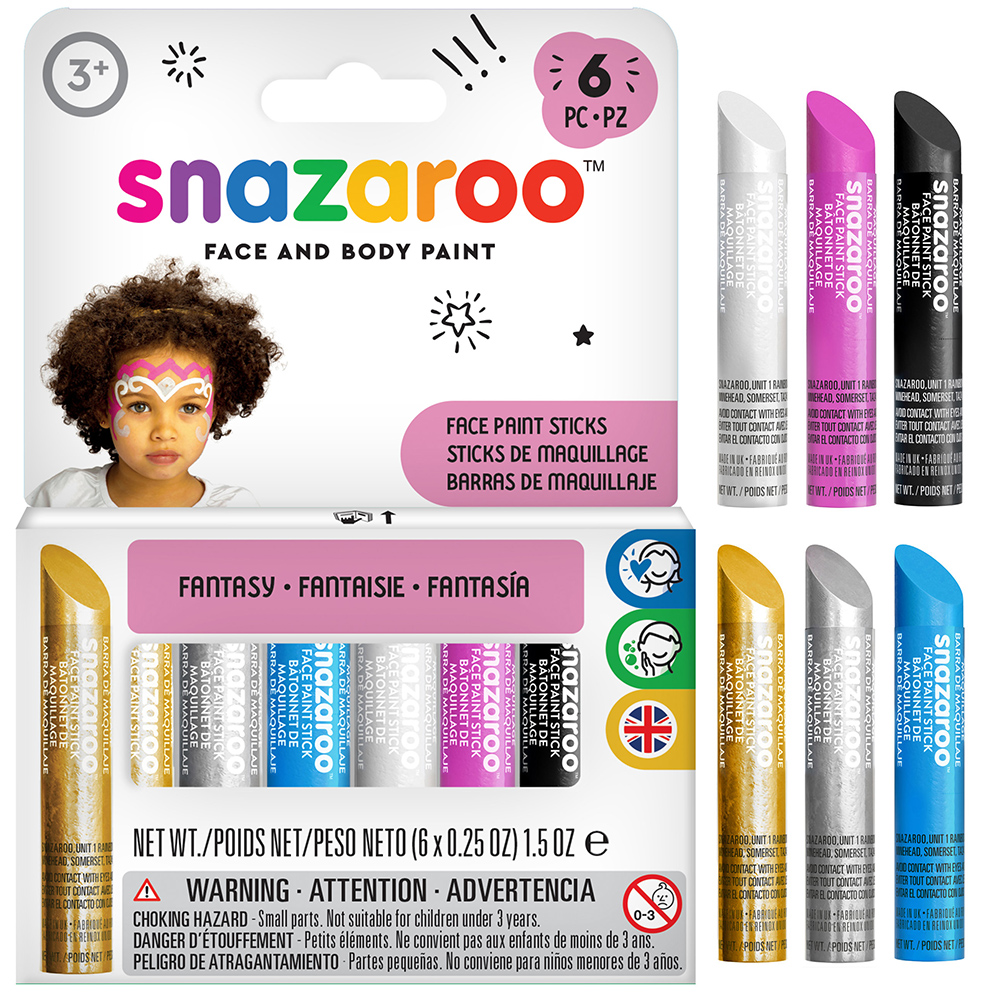 영국 스나자루 페이스페인팅 스틱-판타지 Snazaroo face paint Sticks -Fantasy