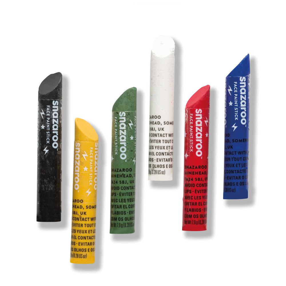영국 스나자루 페이스페인팅 스틱-레인보우 Snazaroo face paint Sticks -Rainbow