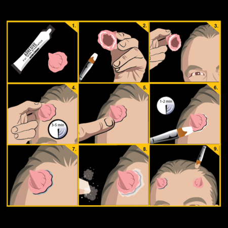 작은뿔 블랙라벨 라텍스 - Black Label Latex 011 Small Horns