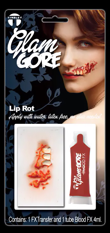 글램고어 3D상처 인조피 키트 립롯- Glam Gore 3D Transfer Kit Lip Rot