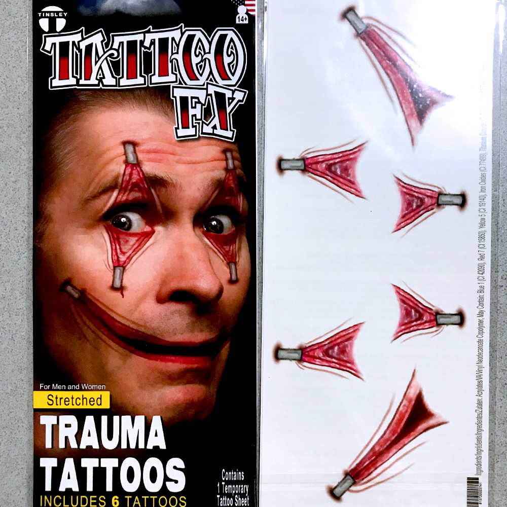 트라우마 스트래치드 FX타투 Tinsley Stretched