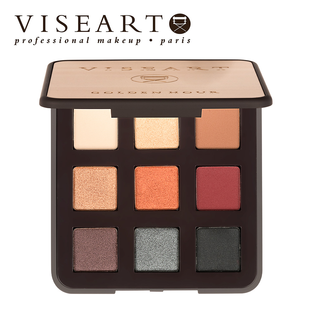 (한국대리점) 비제아르 골든아워 9색 아이섀도우 팔레트Viseart Golden Hour Eyeshadow Palette